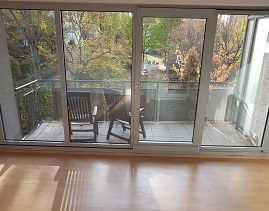 Schöne Wohnung mit Grünblick inmitten Sachsenhausens